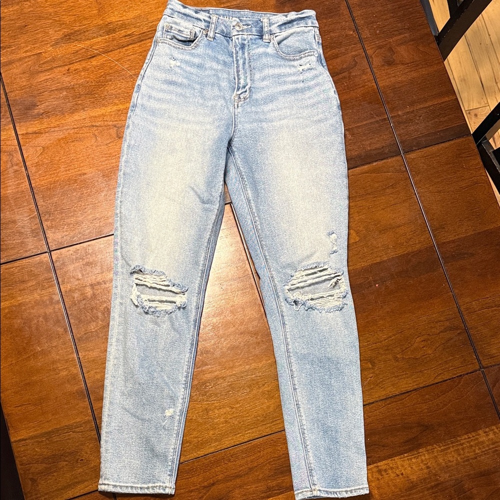 American Eagle Outfitters Light Blue High Rise Jeans